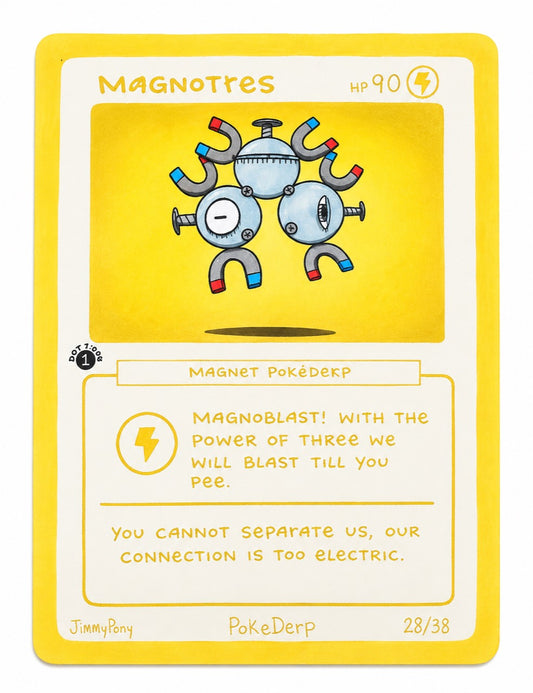 Magnotres Magnet PokeDerp 28/38 on a white background
