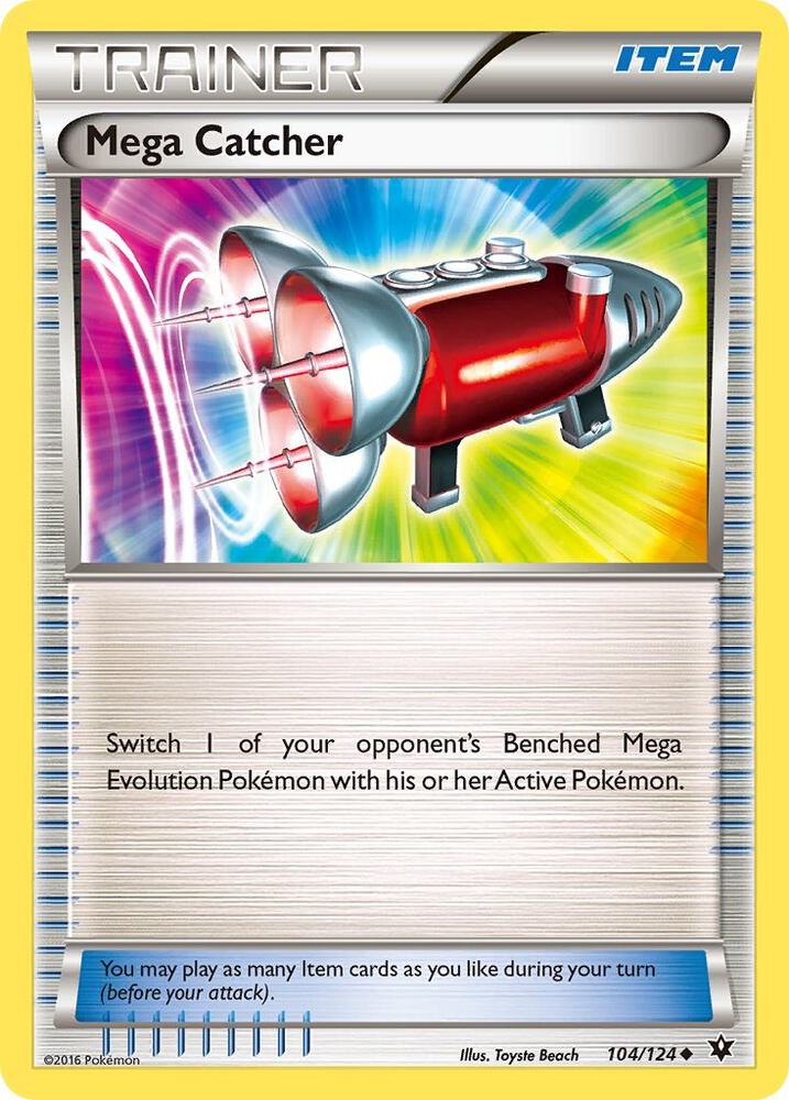 Mega Catcher - XY - Fates Collide Reverse Holo