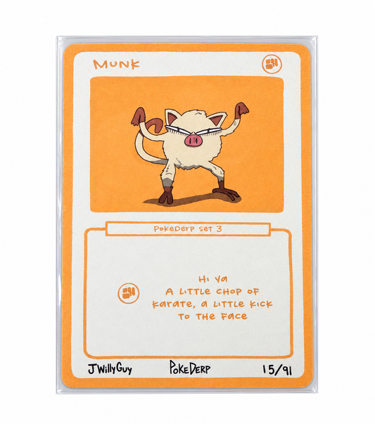 Munk PokeDerp Set 3 15/91 on a white background