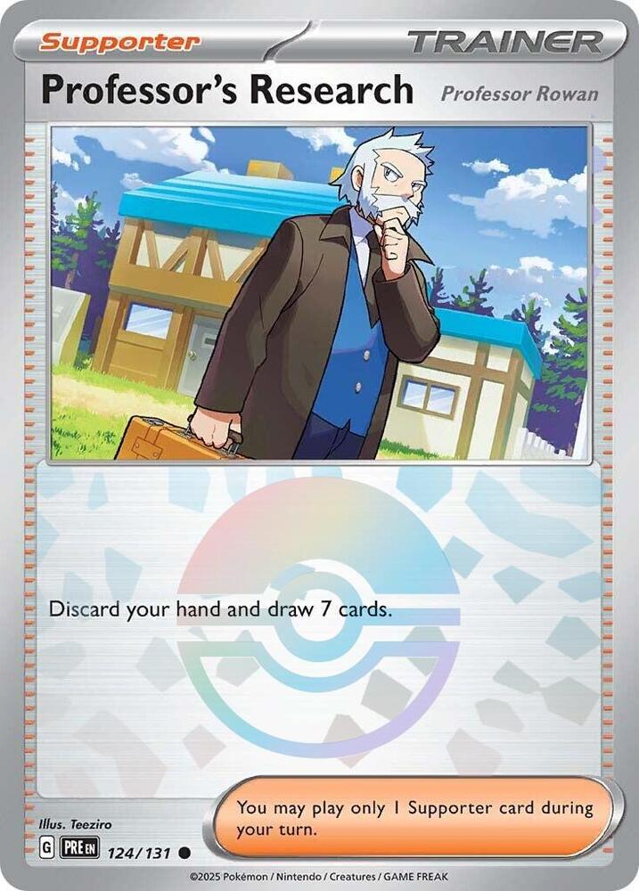 Professor's Research [Professor Rowan] (Poke Ball Pattern) - SV: Prismatic Evolutions