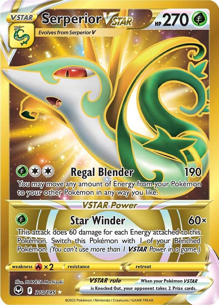 Serperior VSTAR (Secret) (210) - SWSH12: Silver Tempest