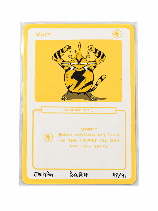 Volt PokeDerp Set 3 49/91 on a white background