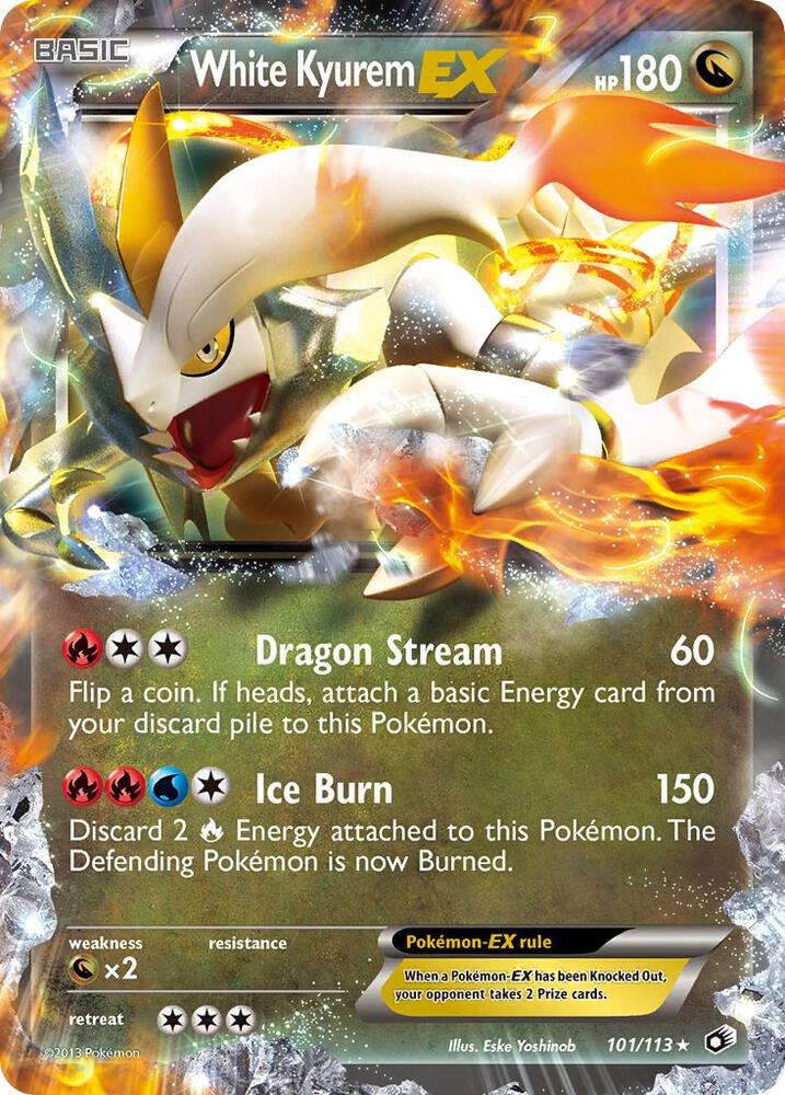 White Kyurem EX - Legendary Treasures